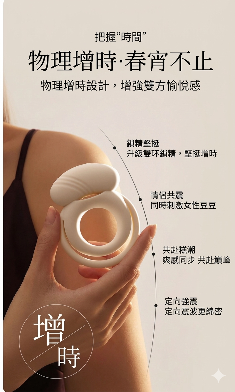 羞羞噠小神環2.0｜鎖精共震情侶神器